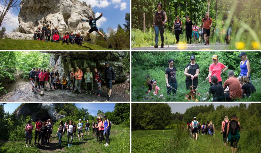 Warsztaty nordic walking na Jurze Krakowsko - Częstochowskiej
